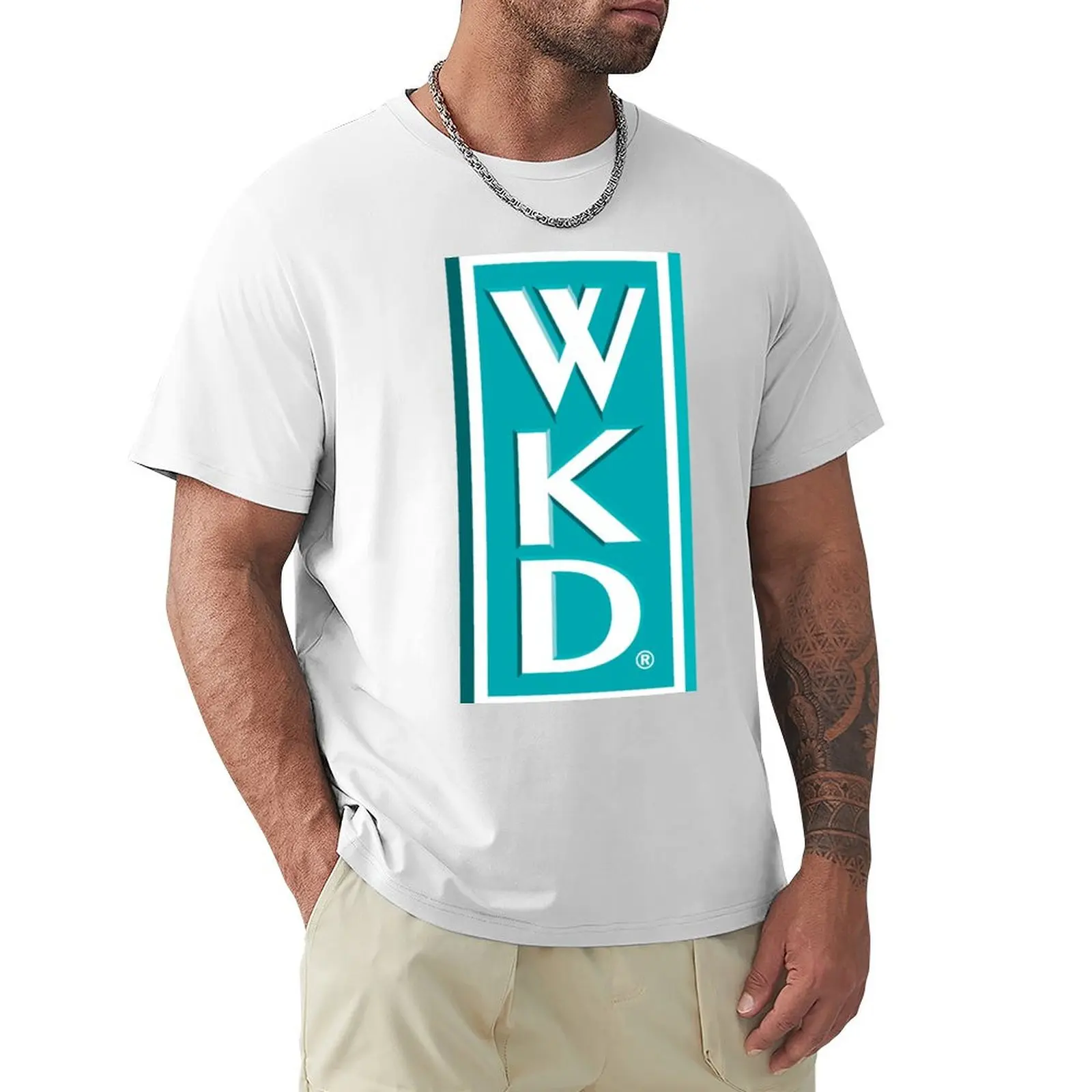 

WKD logo T-Shirt oversizeds customizeds black t shirts for men