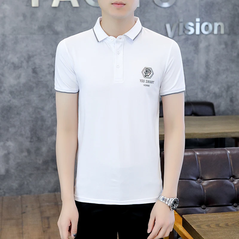 

Summer Fashion Men's Shirt Polo T-Shirts Casual Lapel Men's T-Shirt Breathable Golf Wear Oversized Short Sleeve Tops