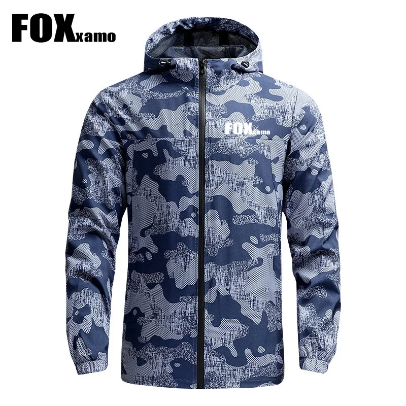 Fox Xamo 사이클링 팀 후드 의류, 겨울 방풍 재킷, Mtb 모토크로스 남성용 바람막이, 내리막 자전거 통기성 코트