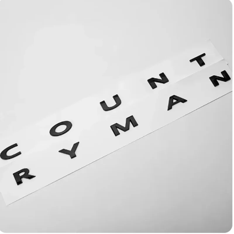 WXZR 1 Pièce ALL4 Lettre Emblème 3D ABS Badge Autocollant De Voiture Pour Mini Cooper S ONE JCW F54 F55 F56 F57 F60 R50 R52 R53 R56 R57 R58 R59 R60