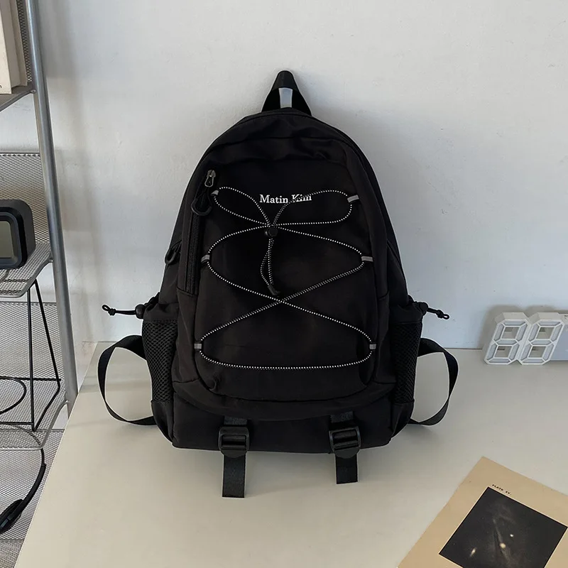Backpack Male Korean Style Simple Men's Backpack Female High School Student College Student School Bag