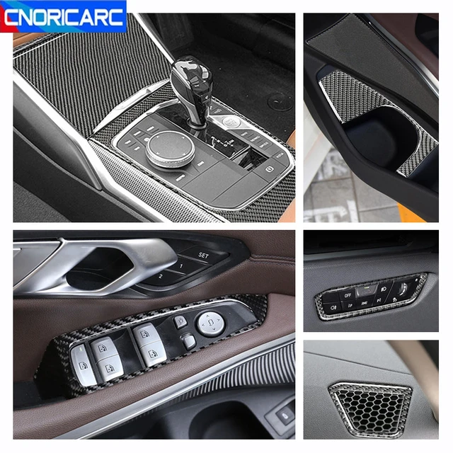 BMW 3 4シリーズ 100%炭素繊維車中央制御 ギアシフト パネル