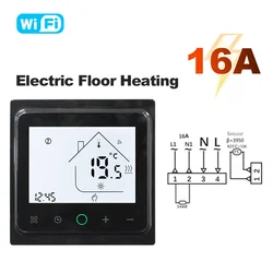 Smart WiFi Thermostat for Temperature Control and Remote Management (ElectricHeating)
