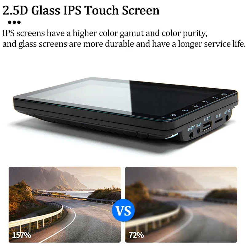 7" Carplay Android Auto Car Radio Multimedia Video Player IPS Touch Screen AUX I