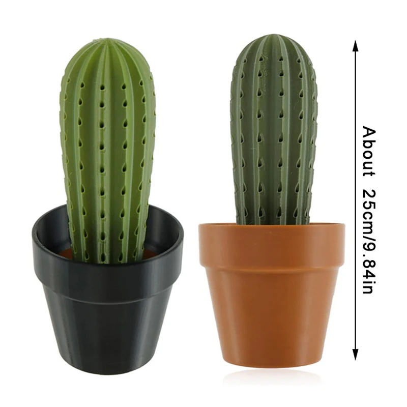 Palillero decorativo con forma de cactus