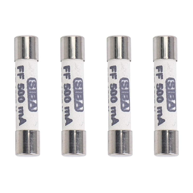 Ceramic Fuse 4X 1000V 500MA 6.3 X 32Mm For Multimeter