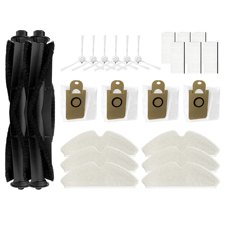 

For Uoni Lenovo T1 Pro / T1S Pro Replacement Robot Vacuum Roller Brush Hepa Filter Mop Cloth Rag Dust Bags