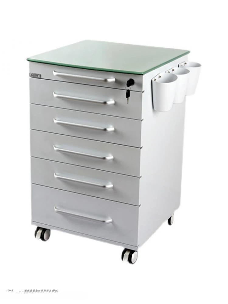 

Dental Mobile Side Cabinet Stainless Steel Large Capacity Storage Combination Medical Beauty Clinic Oral Cart Workbench