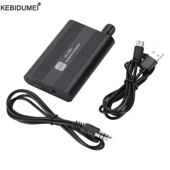 휴대 전화 음악 플레이어용 휴대용 조절 가능 오디오 앰프, 16-300 ohm HiFi 헤드폰 이어폰 앰프, 3.5mm 잭 Aux