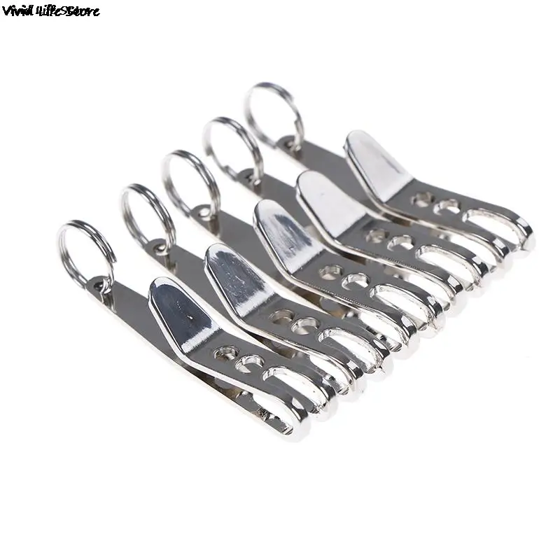 EDC Bag Clip with Key Ring Carabiner 1/5pcs Stainless Steel Outdoor Quicklink Tool