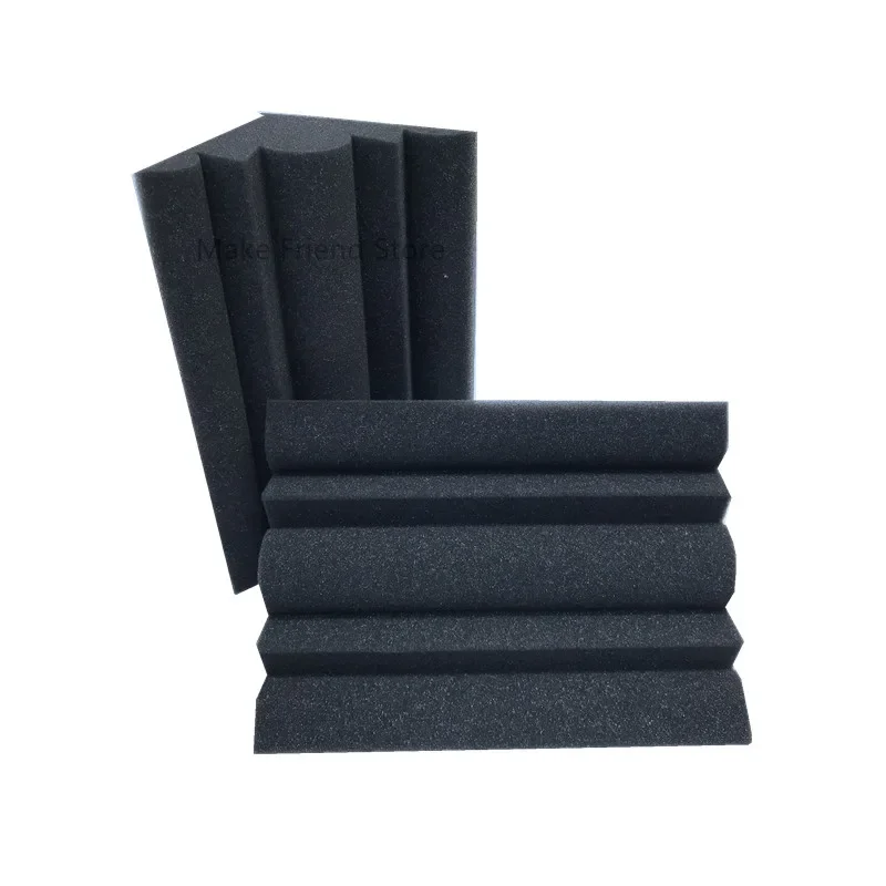 12/24 Pack 12 x 12 x 24cm Studio Acoustic Bass Traps Corner Foam for Home Theater Ceiling Sound Treatment Retardant soundproof foam