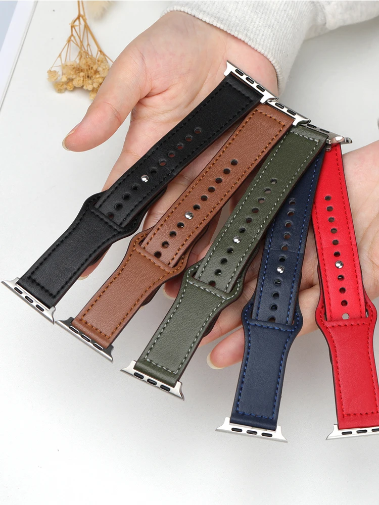 Luxurious Leather Watch Strap - Premium Design