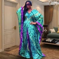 2 Piece Set Women Africa Clothes 2024 Dashiki African Print Outfits Long Tops Pants Suit Plus Size Satin Party Dress for Lady 3