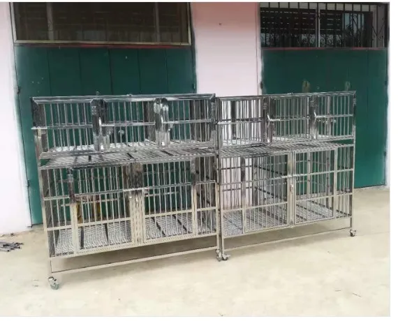 

Stainless Steel Foldable Dog Cages Dog Kennels Cat Kennels Stainless steel Pet Kennels