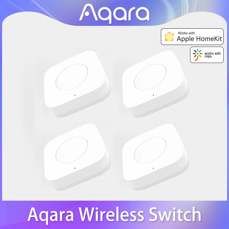 Aqara interruptor inalámbrico Zigbee, conexión versátil, botón de