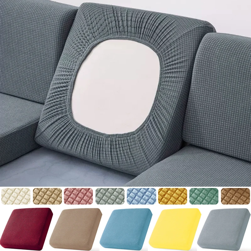 Pack 2 Fundas Jacquard Para Cojines De Caravana - Elásticas Y Antideslizantes (Verde)