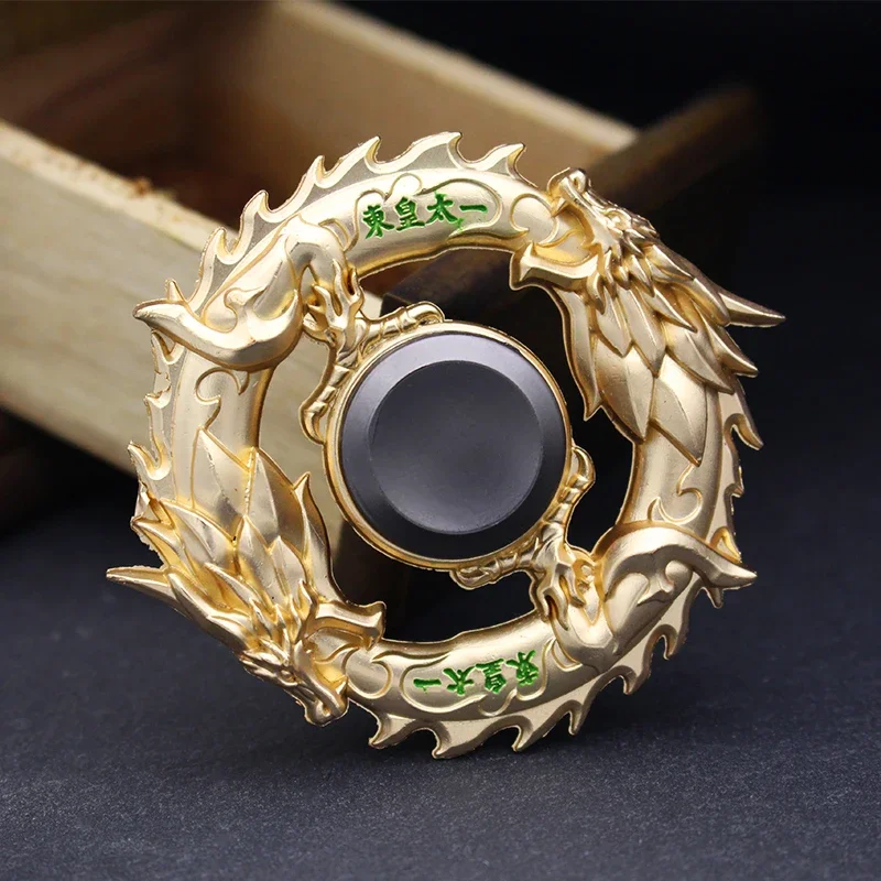New Zinc Alloy Fidget Spinner Adult Gift Smooth Electroplate Hybrid Bearing Toys Metal Fidget Hand Spinner Finger Focus Toy 5