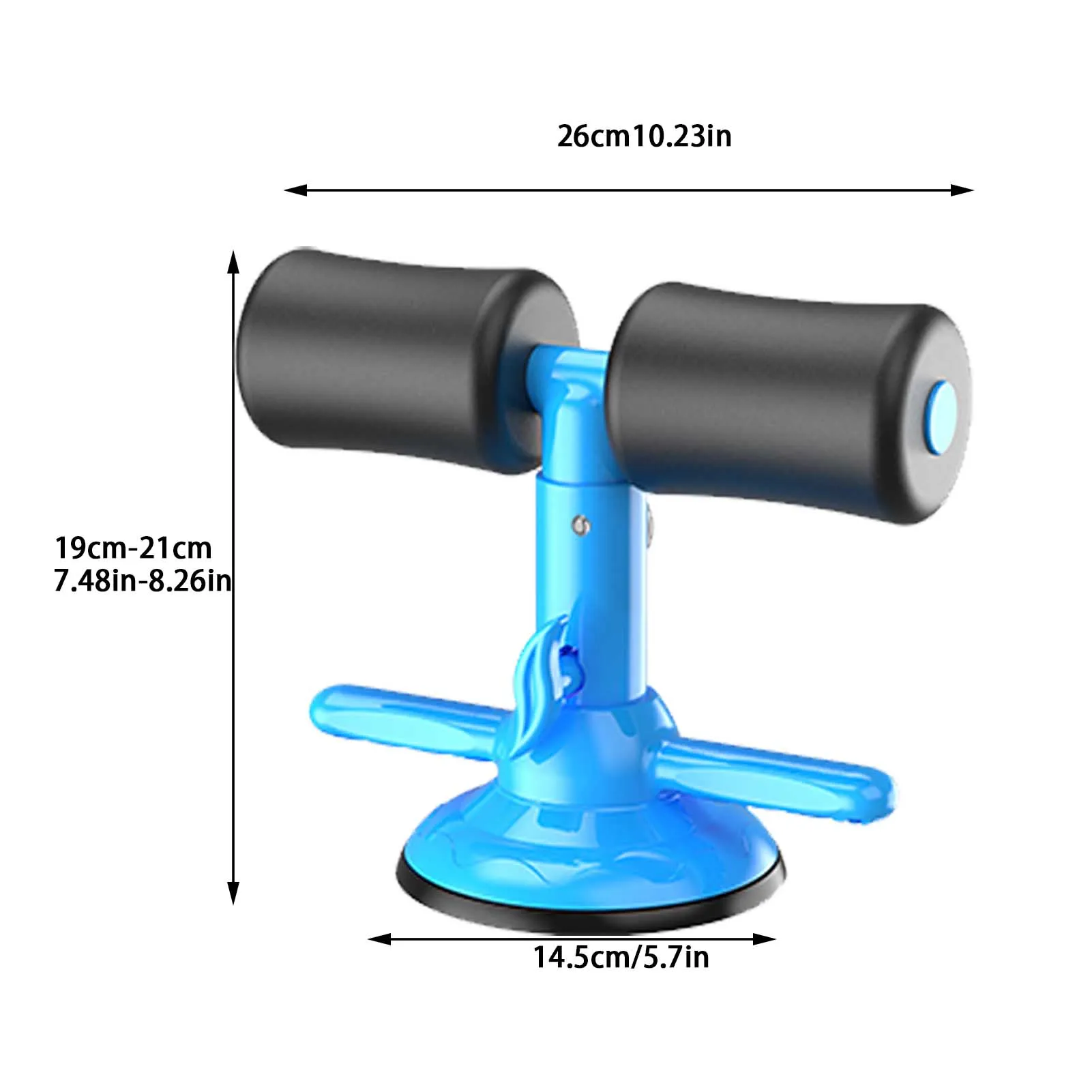 Sit Up Trainer Adjustable Sit-Up Assistant Device Self-Suction Sit Up Bar Multifunctional Abdominal Trainer Abdominal Device For