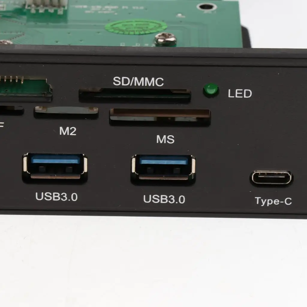 다기능 전면 패널 카드 리더, 5.25 인치 미디어 대시보드, USB3.0
