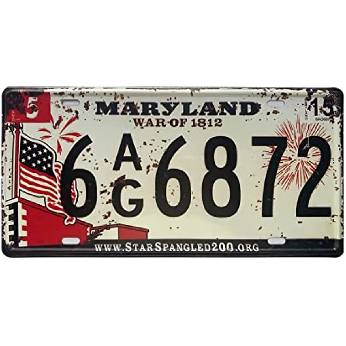 

New Maryland Vintage License Plates American Auto Metal License Plates Vintage Rusty Logo Novelty License Plates Decorative Car