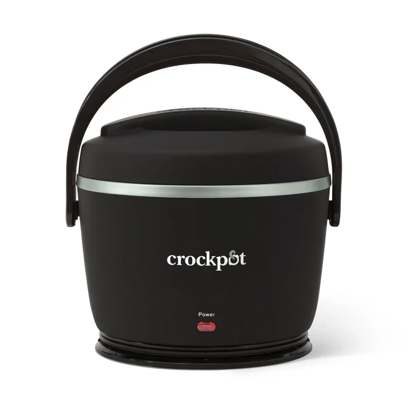

Согреватель для еды Crockpot 20 унций, подогреваемый Ланч-бокс, черный лакричный (6,54 Д x 6,54 Ш x 6,54 в)