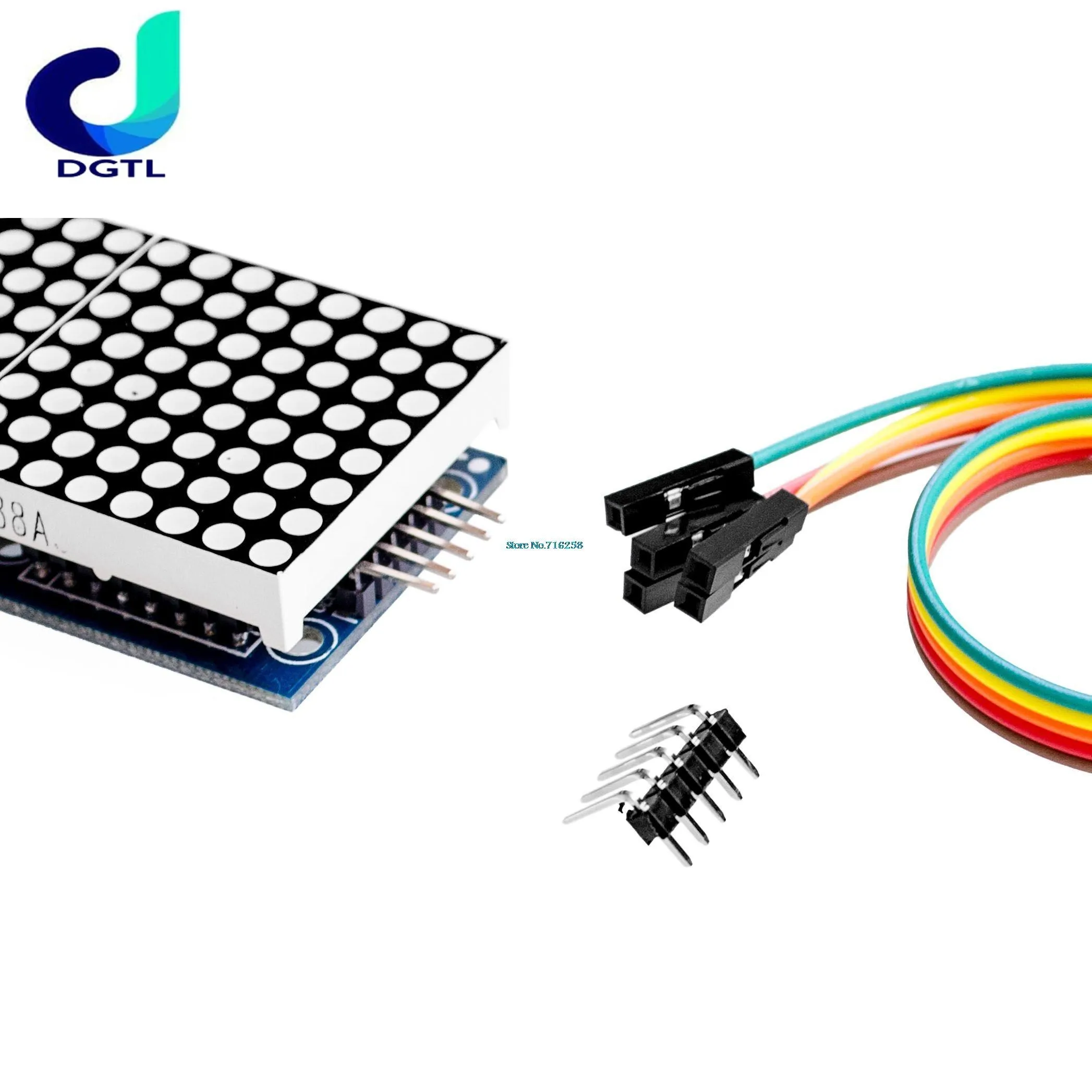 Рисунок 3 - Модуль точечной матрицы MAX7219