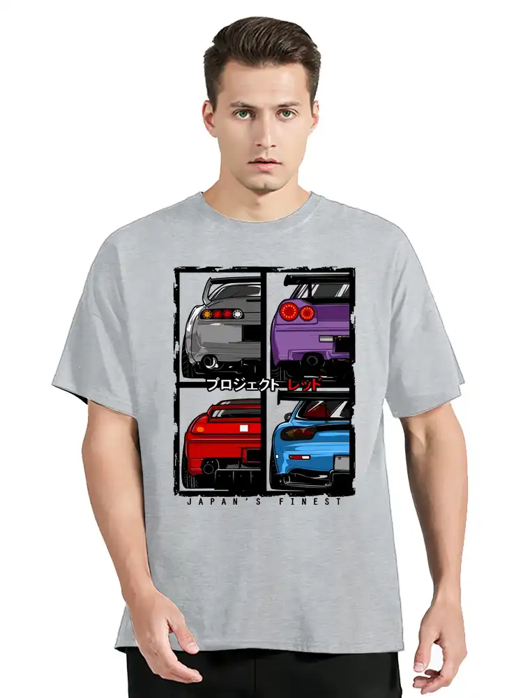 Japans Finest R34 NSX FD3S RX7 Jdm Car T-Shirt Men's Clothing