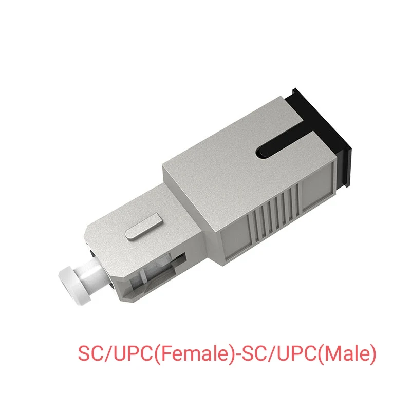 1PCS Optic Fiber Attenuator Connector 0dB SC/APC Female-SC/UPC Male SM-9/125 Fiber Optic Adapter Flange Coupler