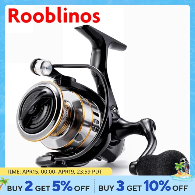 ROOBLINOS RY Spinning Reels Saltwater Freshwater Fishing Reel