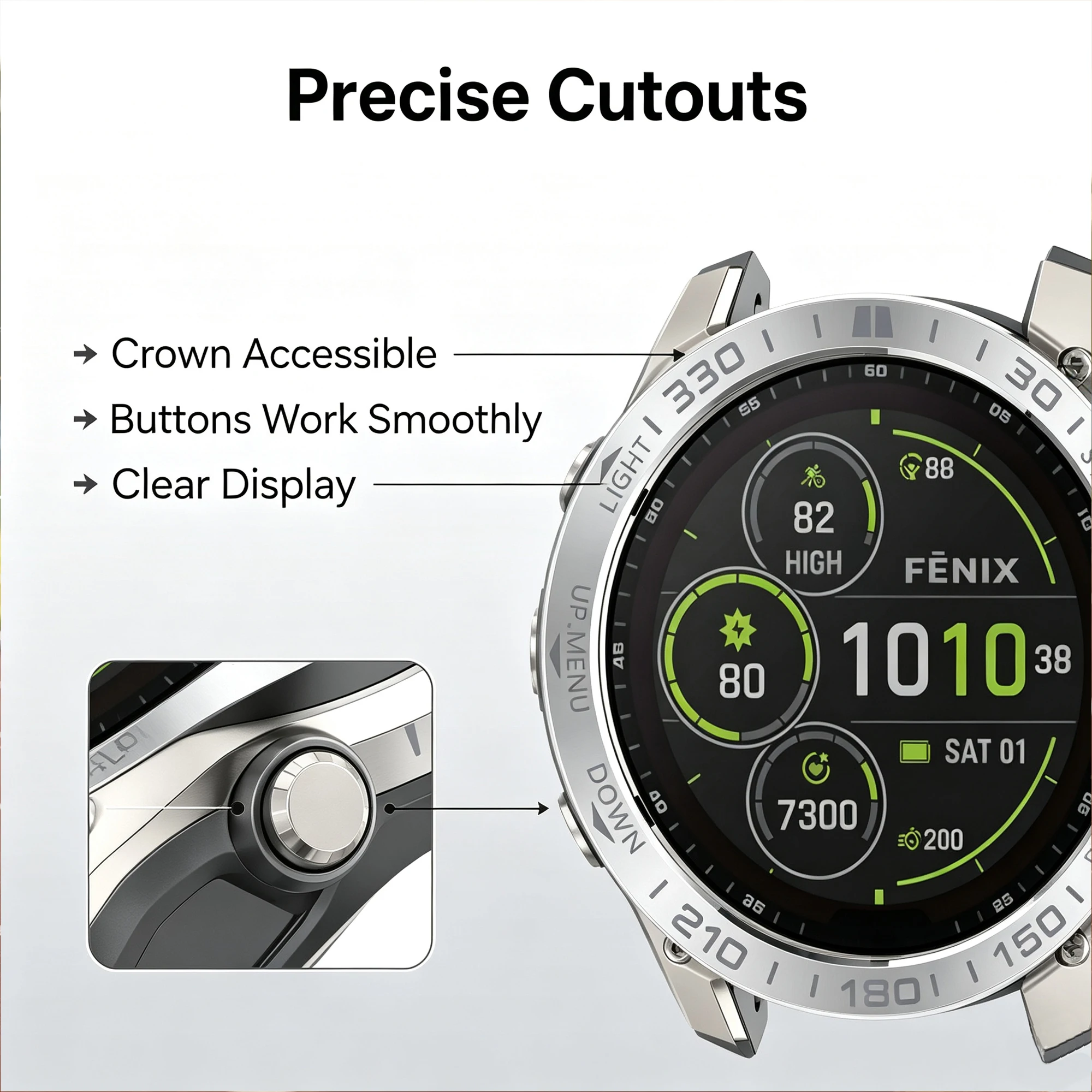 Sleek Metal Ring Bezel Protective Case