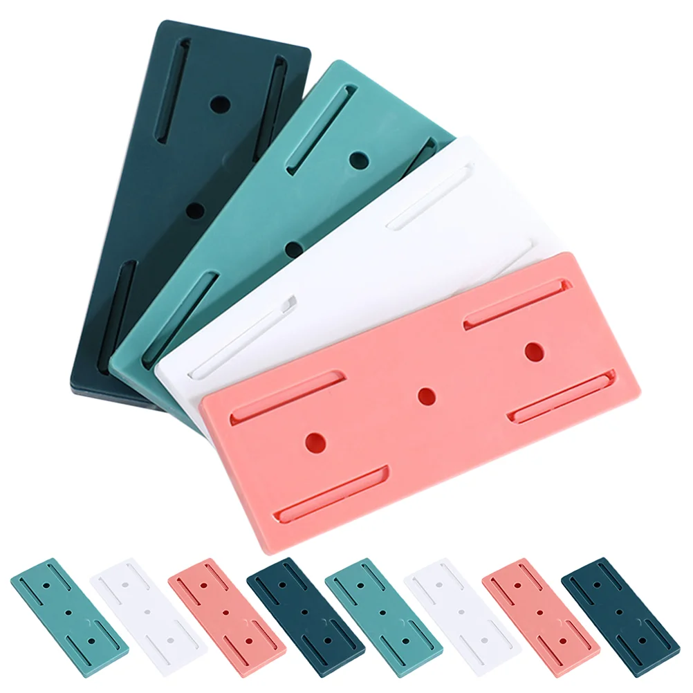 

12 Pcs Self-adhesive Socket Fixer Wall Hanging 12pcs Wall Mount Self Adhesive Power Strip Organizer