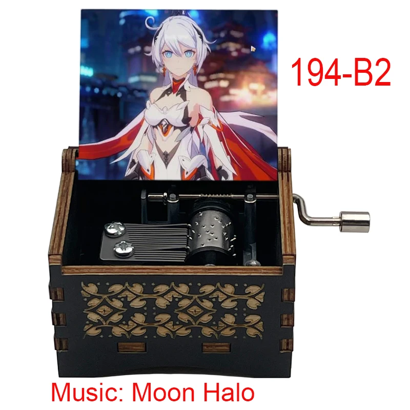 Game Honkai Impact 3 hand Music Box Anime Moon Halo music Toy For Kid Gift students birthday gift