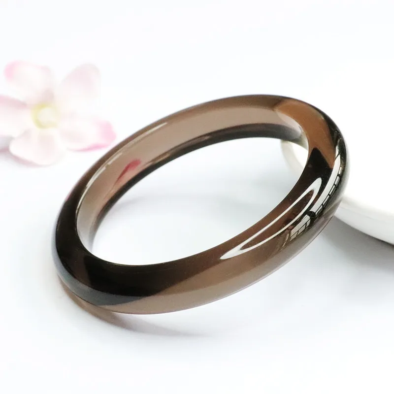 

Natural Genuine Ice Obsidian Bangle Bracelet Hand-carved Fashion Charm Jewelry Accessories Amulet Gifts for Women Men Luxury