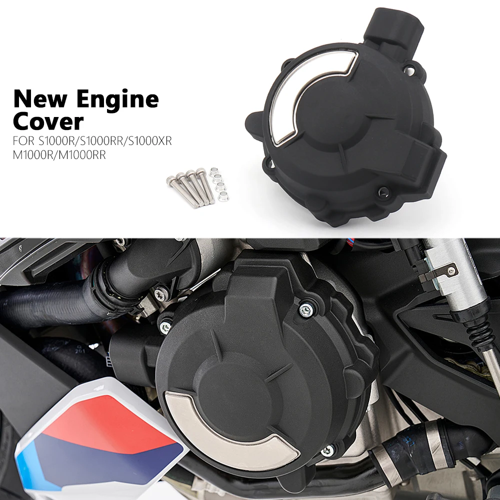 

New Engine Protective Cover For BMW M1000RR M1000R Motorcycle Left Alternator Cover Right Clutch Cap S1000RR S1000R S1000XR