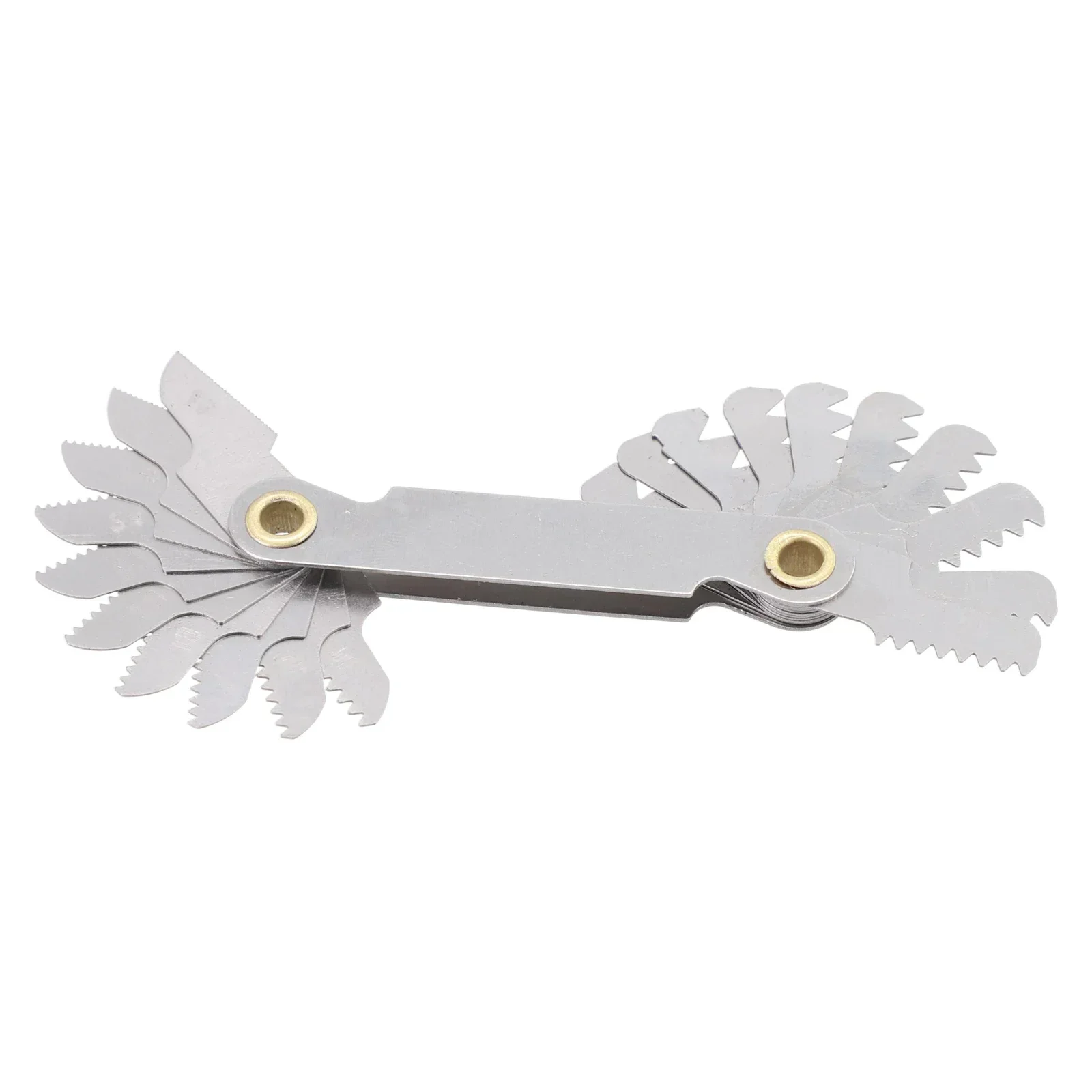 Thread Pitch Cutting Gauge Tool Set 55 And 60&deg; Inch And Metric Quenching Processing, Strong Hardness, Head With A Magnetic Tool