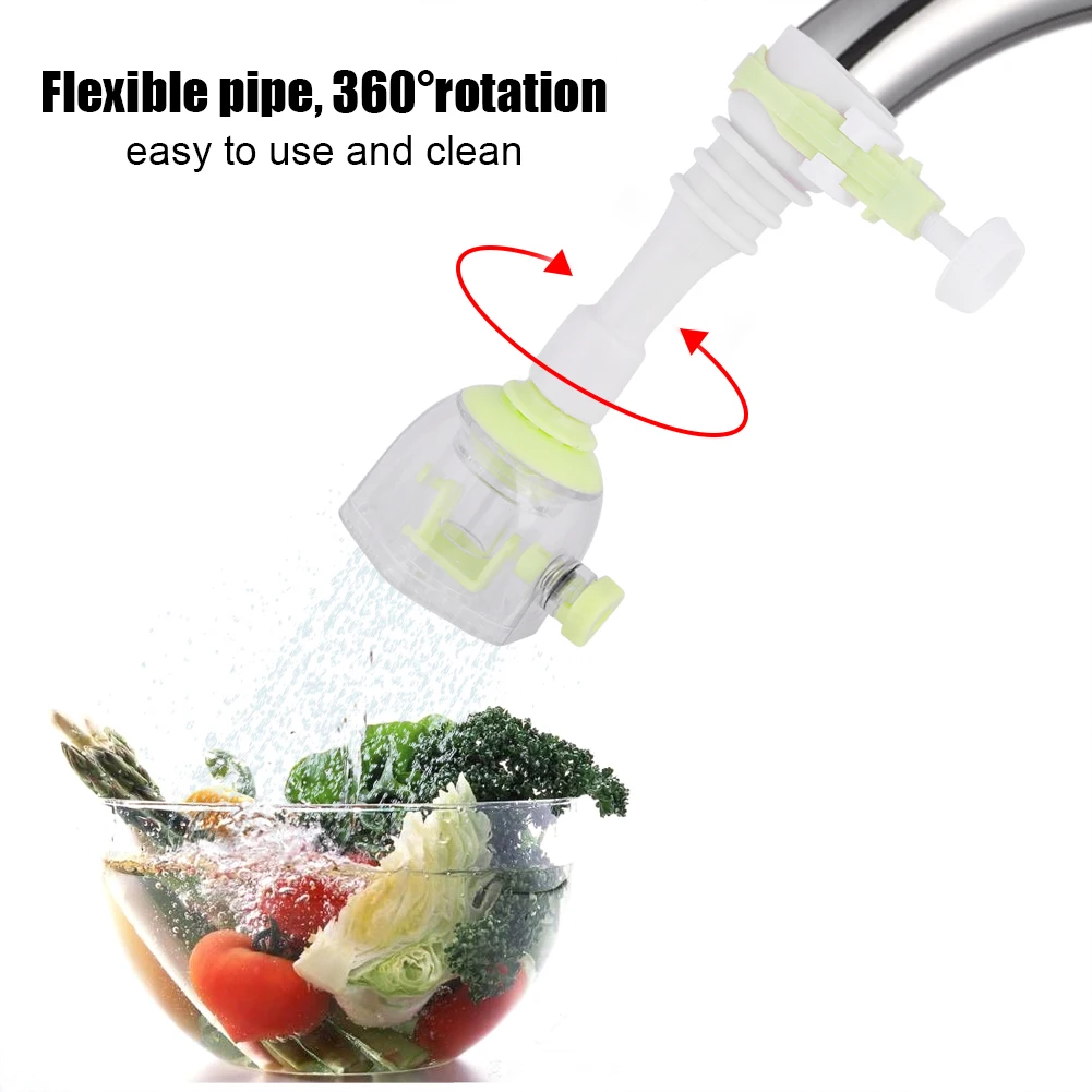 Water Saving Kitchen Faucet Extender 360 Degree Adjustable -proof Water Tap Extension Filter Accessories Kitchen Gadgets 5