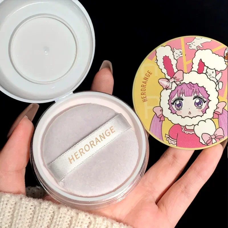 Glitter Setting Powder Hide Pore Long Lasting Oil Control Concealer Pearlescent Natural Face Matte Loose Powder Makeup Cosmetics setting powder loose powder face powder