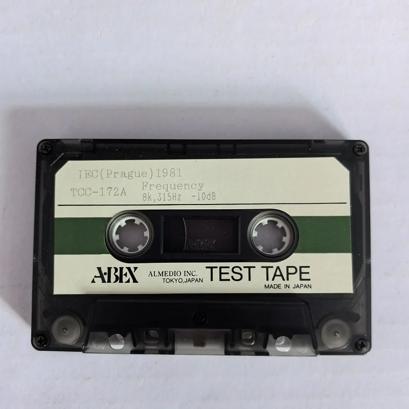

Измерительная лента ABEX, стандартная тестовая лента с точкой измерения частоты, регулировкой азимута, 2-точечная частотная характеристика