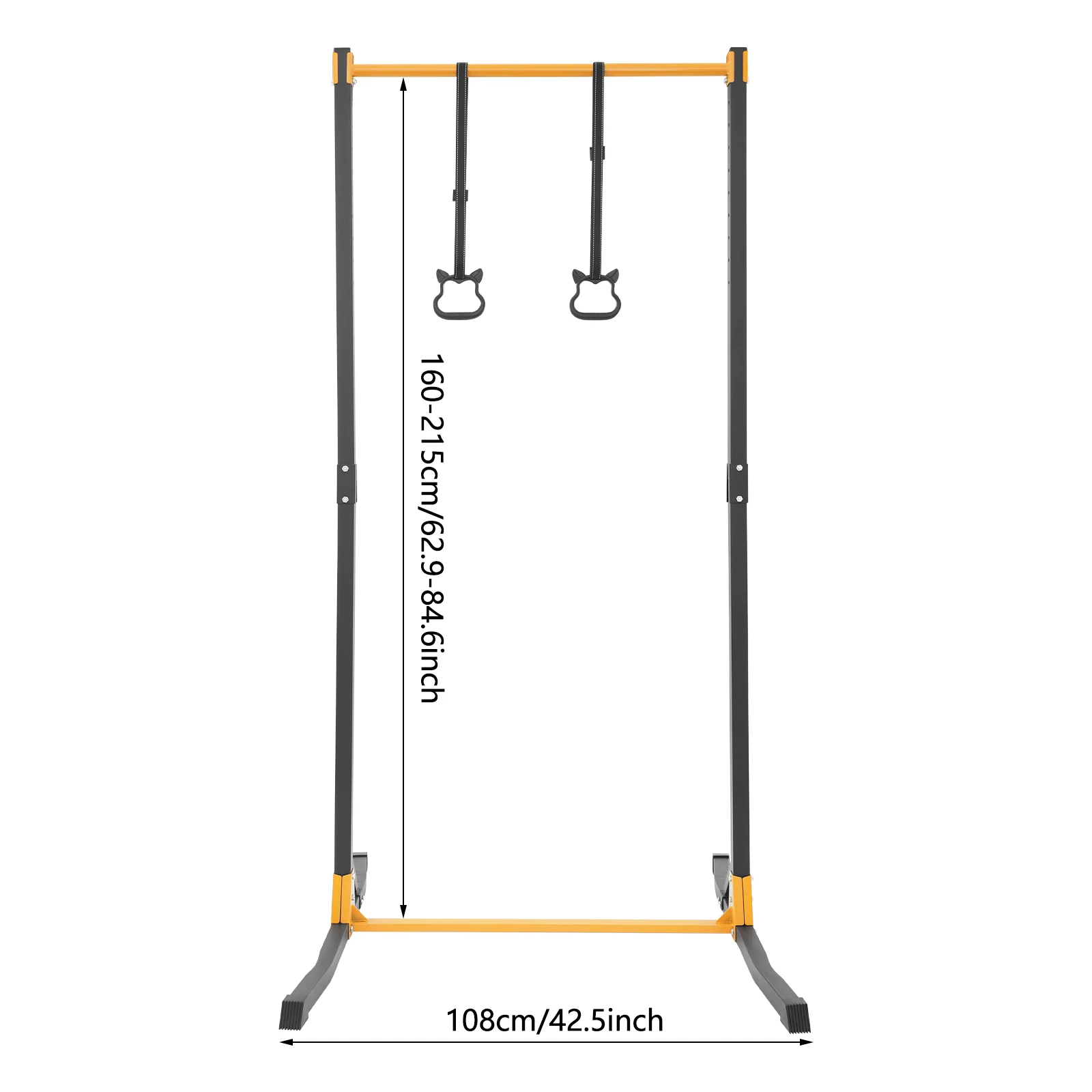 Unisex Single Pull Up Bar Power Tower Height Adjustable Adult Multi-Functional Workout Equipment Strength Training Machine