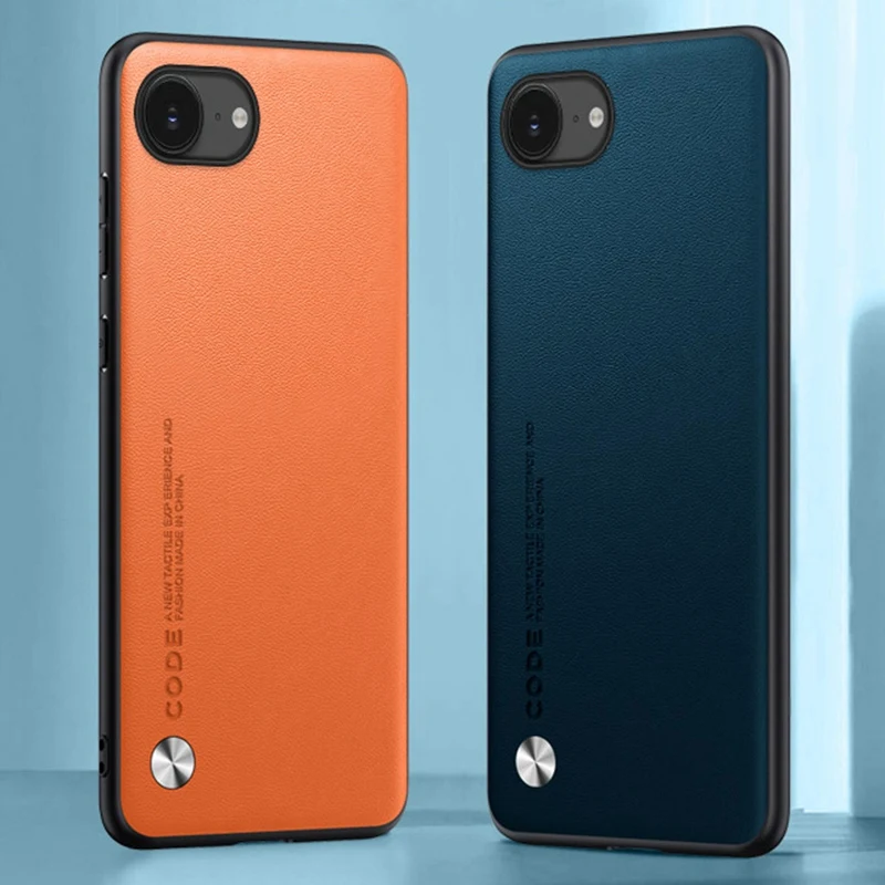 Premium PU Leather Shockproof Phone Case with Silicone Back Cover