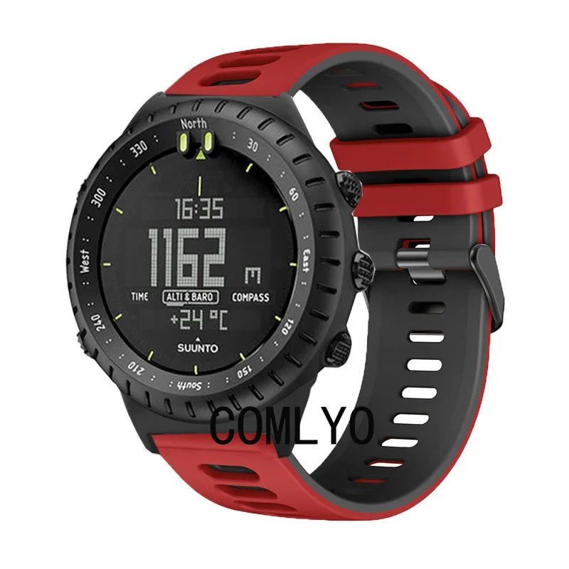 Suunto 코어 스트랩 스마트 워치 손목밴드 팔찌용 실리콘 밴드