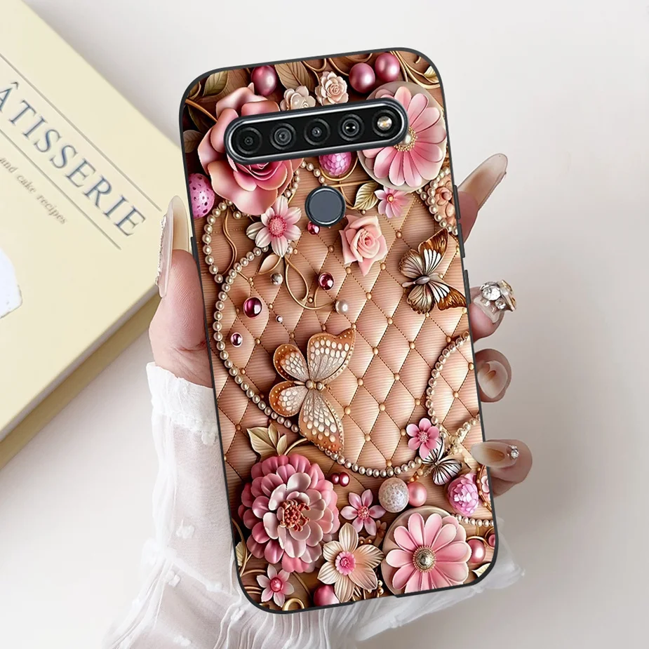 Cute Letters Cartoon Soft TPU Matte Phone Case Cover
