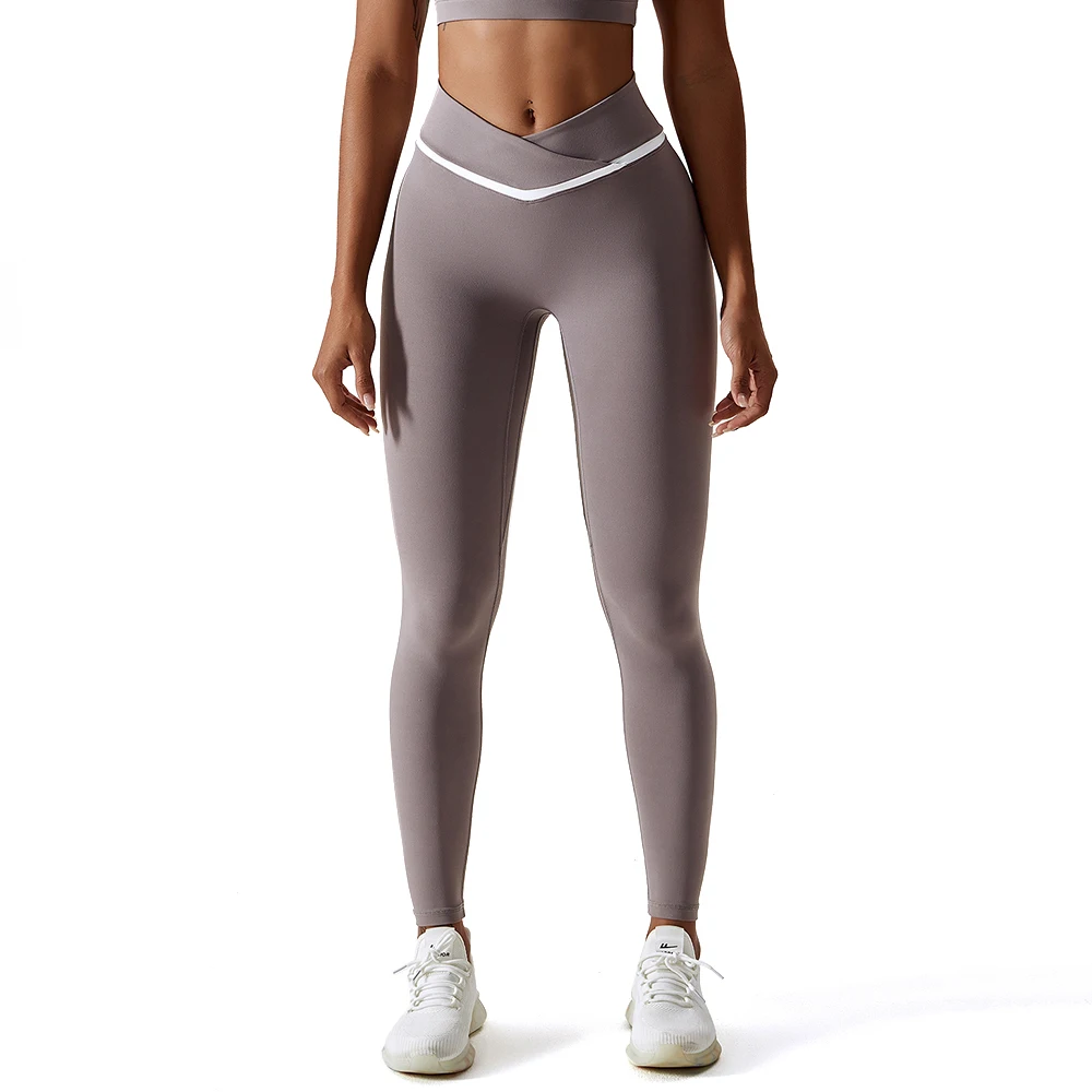 

Женские спортивные леггинсы, нейлоновые леггинсы с высокой талией для фитнеса, Леггинсы для йоги с эффектом пуш-ап, одежда для спортзала, спортивные тренировочные штаны