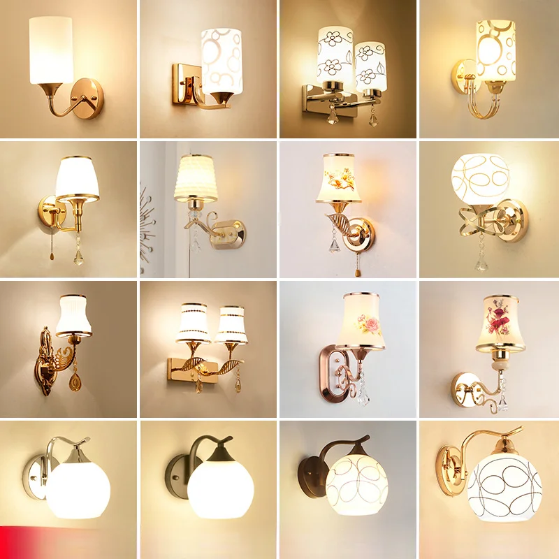 Wand-Nachttischlampe, Wand-Schlafzimmer, minimalistisches, modernes und kreatives Wohnzimmer im europäischen amerikanischen Stil, LED-Treppe,_voghion.com