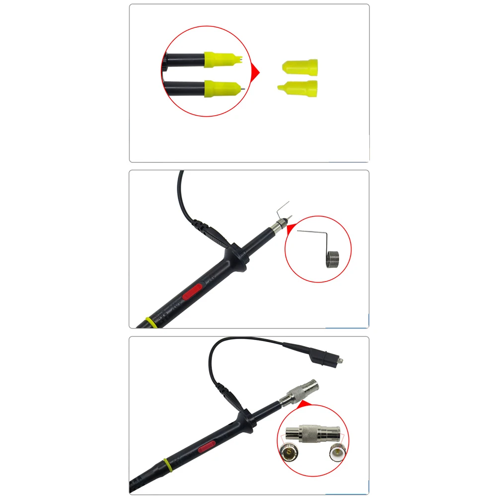 P7300 300MHz Oscilloscope Probe BNC Protective Cap Safety BNC Plug Scope Probe/X10 DC-300MHz Tool Accessories High-quality