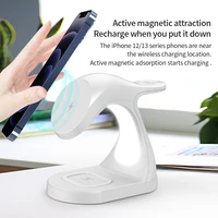 30W 3 in 1 Magnetic Wireless Charger Stand for iPhone 14 13 12 Pro Max Apple Watch Airpods Induction Fast Charging Dock Station - Image 4
