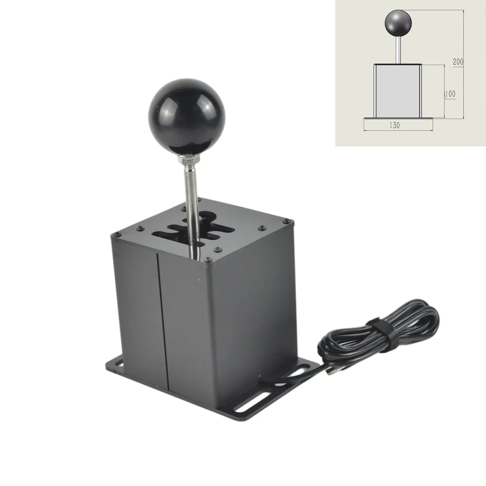 Simulation Game Shifter For Logitech G29 G25 G27 G920 G923 T300RS/GT tmx pro ETS2 Simracing PC USB 6+r