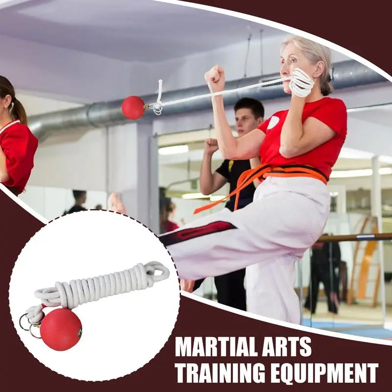 Hammer Throw Practice Rubber Throw Practice With Rope Dart User-Friendly Fitness Equipment Martial Arts Chinese Traditional