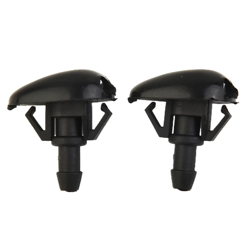 2pcs Front Windshield Washer Nozzle ABS Auto Parts For Nissan Navara D22 D40 1998-2015 For Silvia 200sx ADM S14 07/1996-1998 front wiper washer nozzle