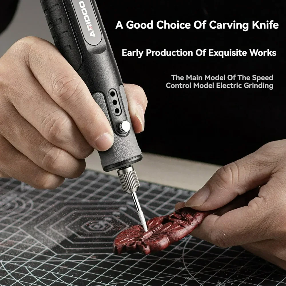 5-speed Regulation Touch Screen Cordless Electric Drill Mini Rotary Tool Grinder Wireless Hand Drill Kit Tools Engraving Set 3